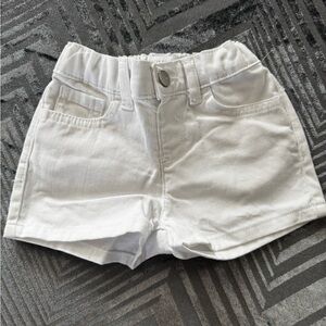 Women's White Denim Shorts